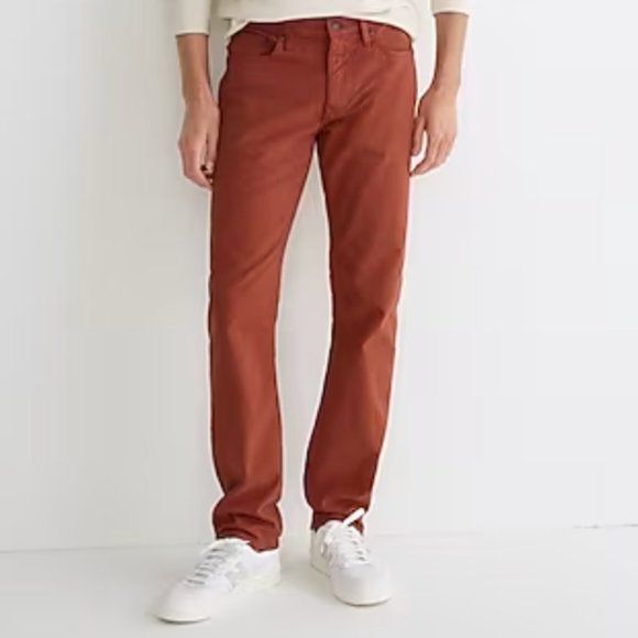 Vintage Red J. Crew 484 Slim-fit garment-dyed five-pocket pant - 31x32 - NEW - Picture 3 of 4